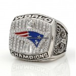 2001 New England Patriots Super Bowl Ring/Pendant (C.Z. logo)